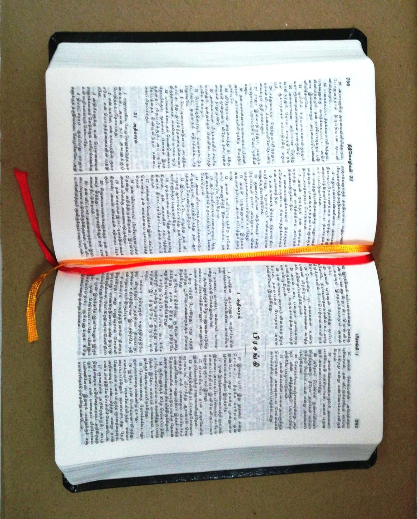OV 55 Open Tamil Bible - Premium Korean Print, Black Cover with Silver Edges, Standard Edition (ISBN-9789393511324)