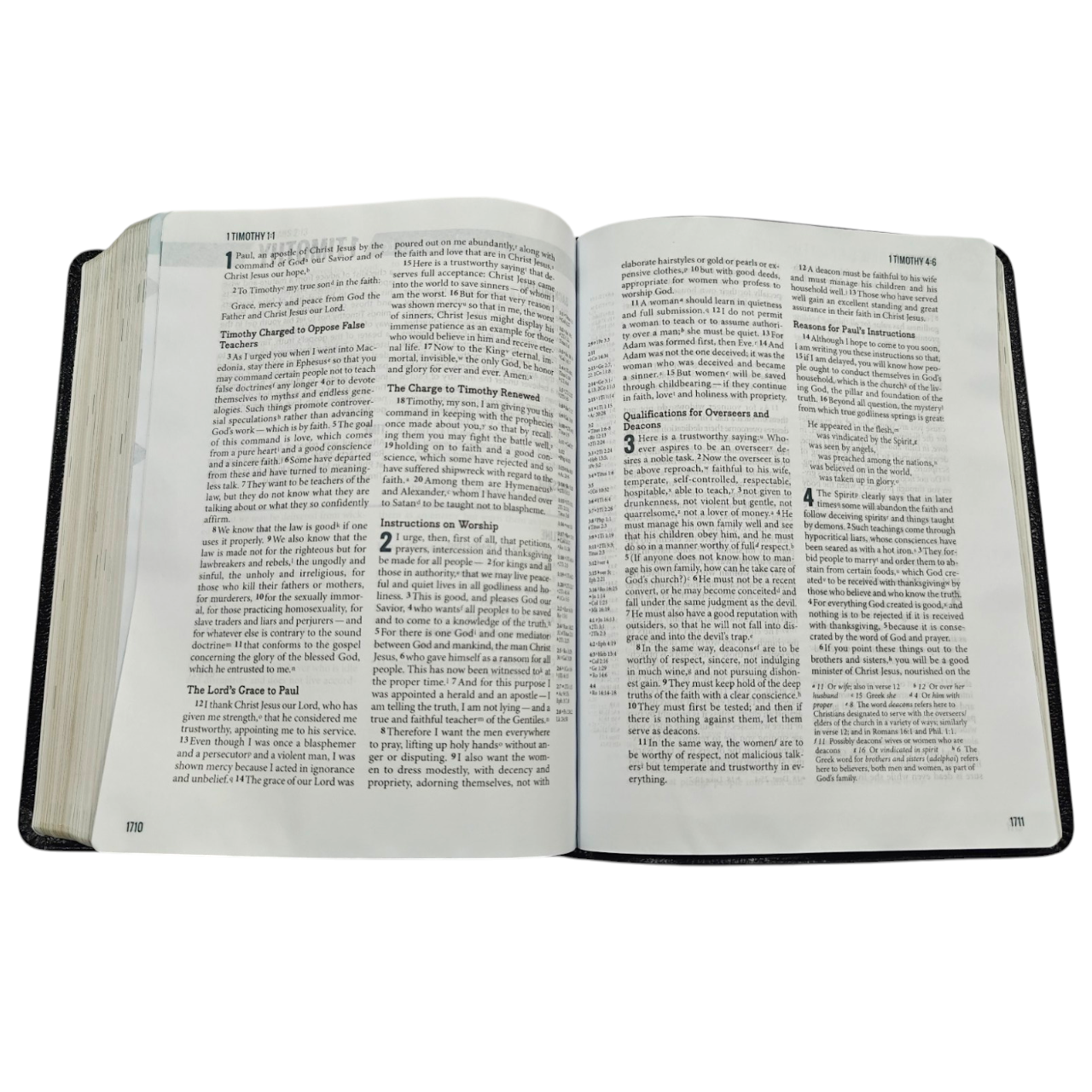 NIV Ministry Essentials Bible - Genuine Leather, Black: A Comprehensive Bible for Everyone in Leadership | English Bible, Holy Bible