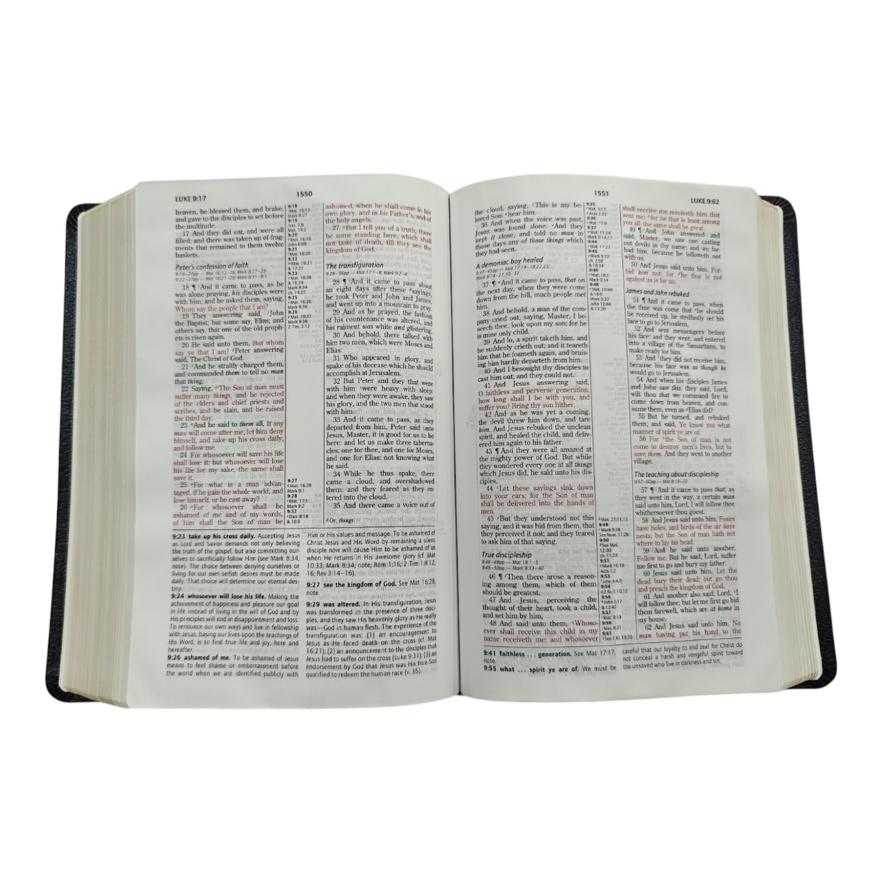 KJV Life in the Spirit Study Bible - Bonded Leather, Black, Red Letter (Thomas Nelson) | Study Bible, Reference Bible | Holy Bible