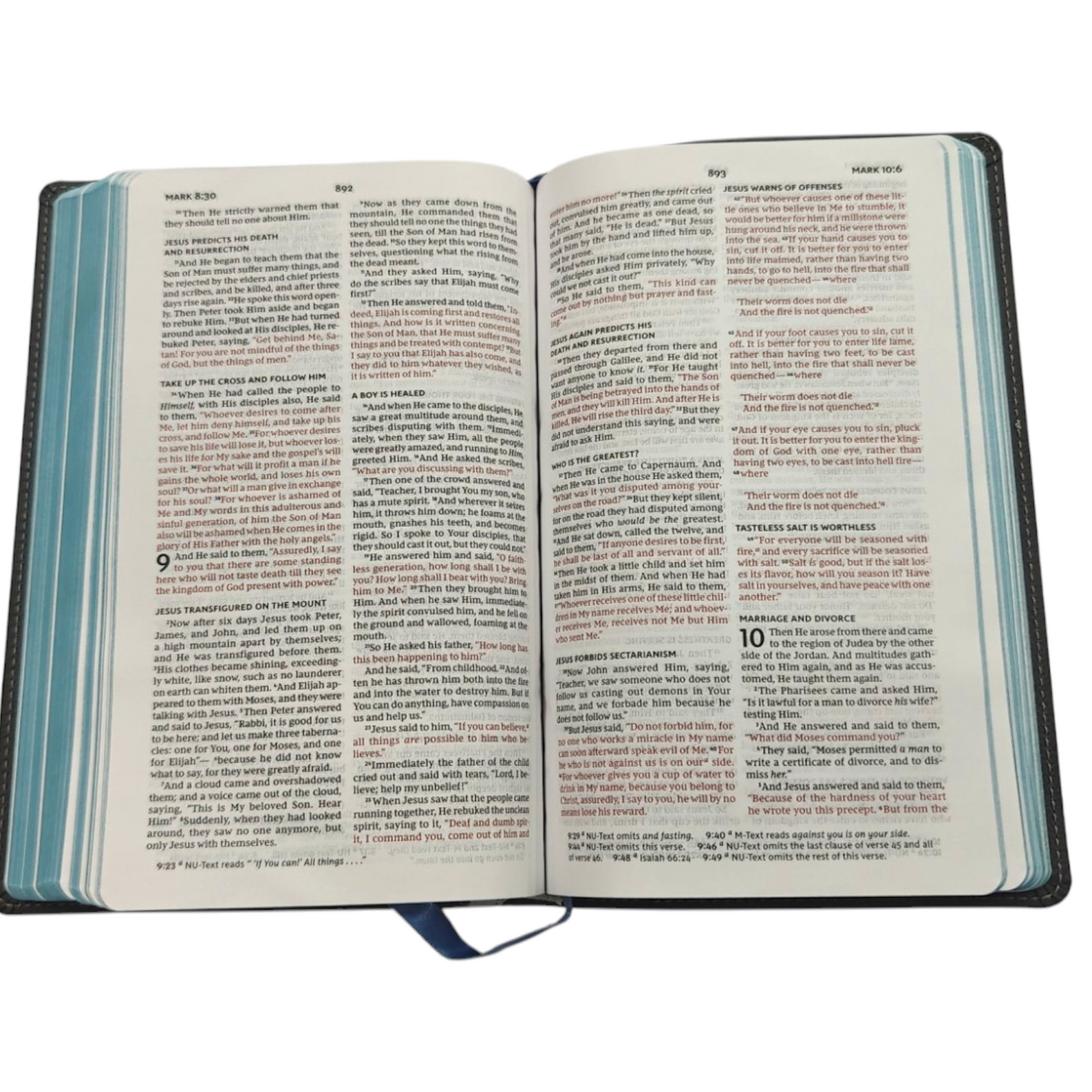 NKJV Thinline Bible Leathersoft Black Red Letter Edition Comfort Print | English Bible, Holy Bible