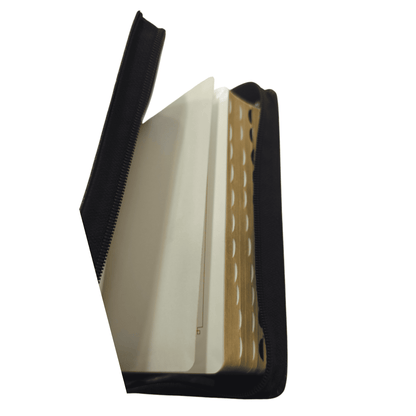 OV 27 ZTI Korean Tamil Bible: Black Thumb Index Zip-Compact Size | Bilingual Bible, Parallel Bible | Tamil Holy Bible