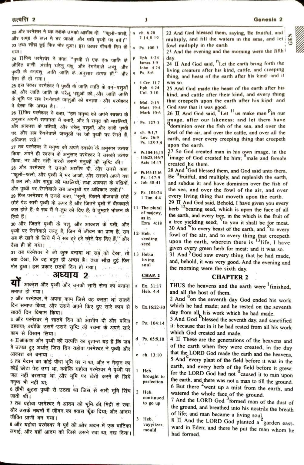 Daniel Bilingual Hindi-English Bible, Parallel Hindi & English Reference Holy Bible (All 66 Books, Side-by-Side Text) | Bilingual Bible, Parallel