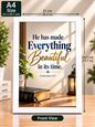 Bible Verse Frame – A4 – Ecclesiastes 3:11