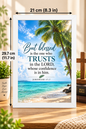 Bible Verse Frame – Jeremiah 17:7 – Trusts in the Lord – A4