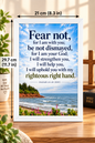 Bible Verse Frame – Isaiah 41:10 – Fear Not – A4