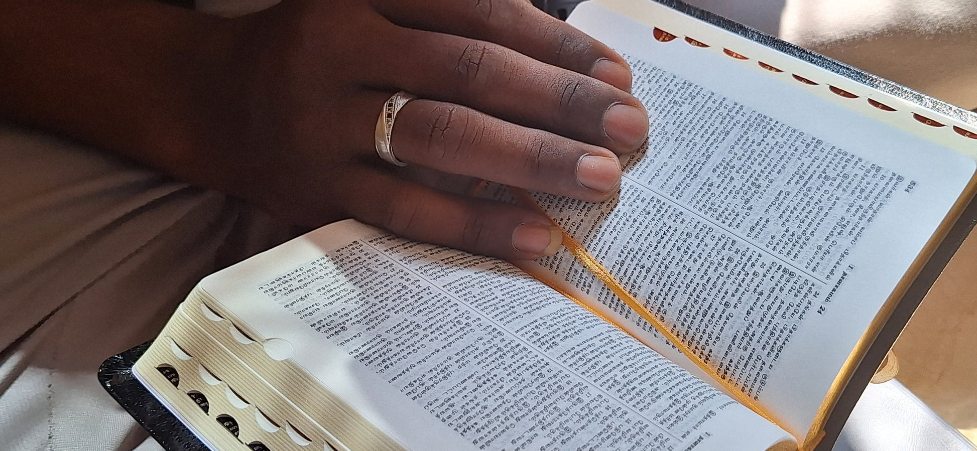 Tamil Holy Bible compact Size O.V. 27TI(R) New Ortho edition, Bonded Leather. Golden Edge