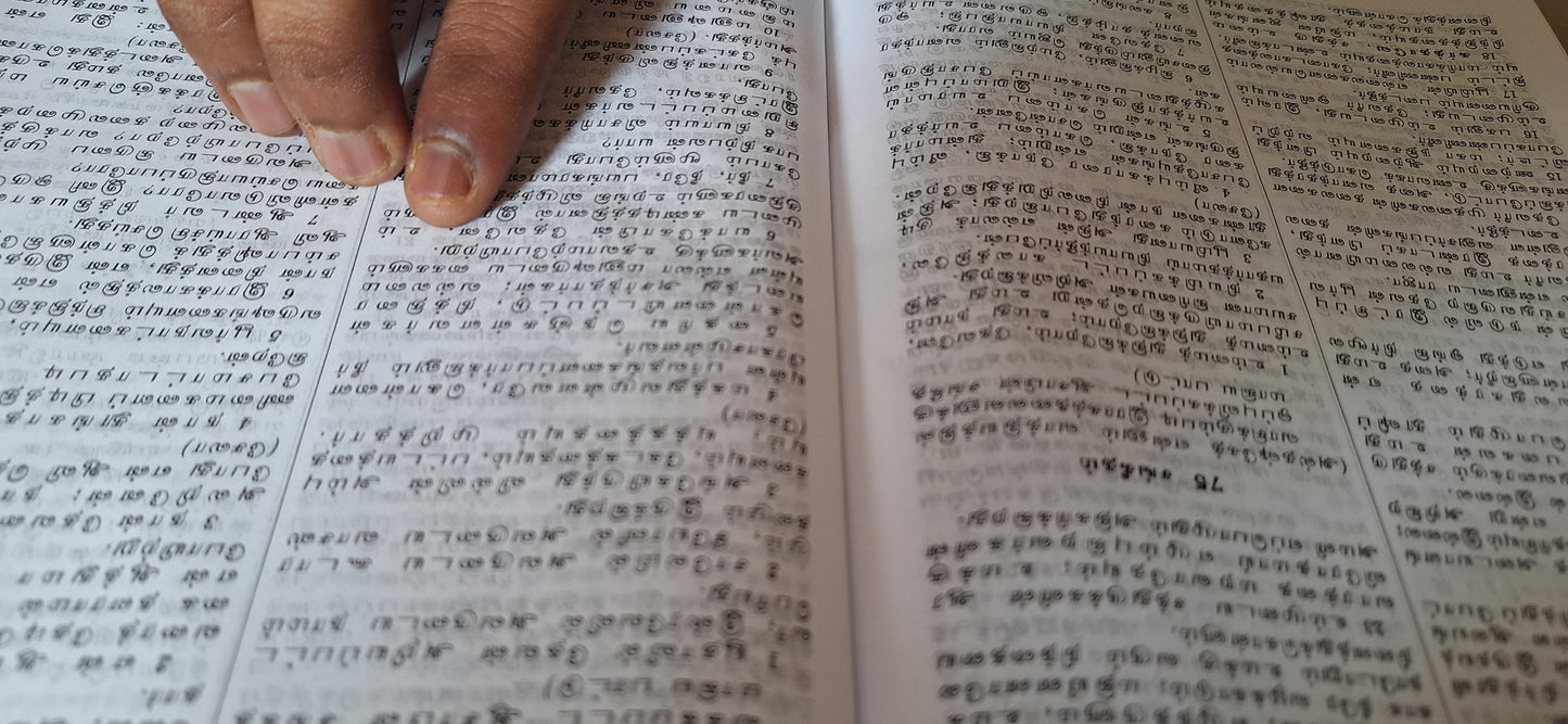 Tamil Holy Bible O.V. Golden Edge Hardcover. Royal