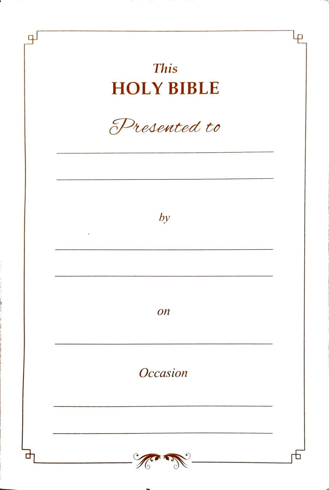 Tamil-English Parallel Bible, Large Print Edition, BSI Authorized Version, Premium Black Leather Bound, ISBN-9789393511805