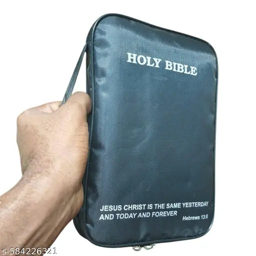 Waterproof Bible Cover with Inspirational Verse - Durable Protective Case