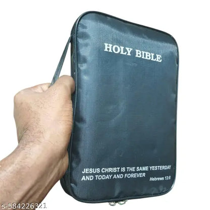 Waterproof Bible Cover with Inspirational Verse - Durable Protective Case
