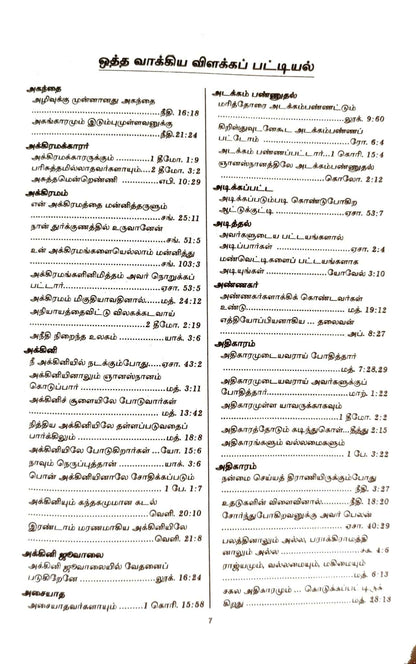 OV 27 TI Korean Tamil Bible: Compact Burgundy Edition with Open Thumb Index (ISBN 9788122121421)
