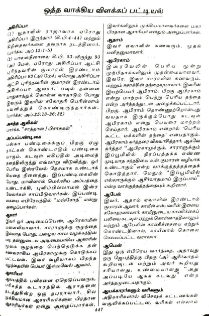Tamil Bible - Semi Compact Crown Series, Navy Blue Hardcover Edition (ISBN: 9788119095193)