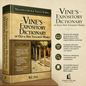 Vine's Expository Dictionary of the Old and New Testament Words by W. E. Vine | Bible Commentary, Bible Reference | English Christian Book