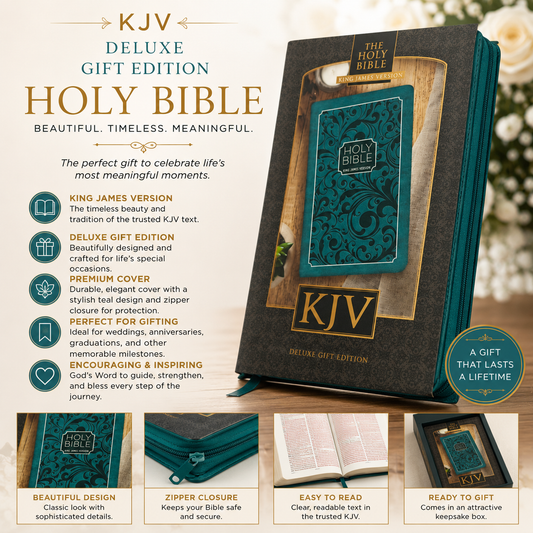 KJV Deluxe Gift Bible | English Bible, Holy Bible