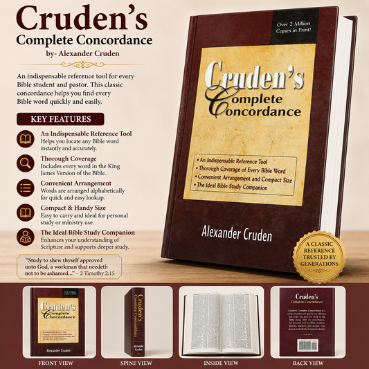 Cruden's Complete Concordance of the Holy Bible - Alexander Cruden (Hardcover) | Bible Commentary, Bible Reference | English Christian Book