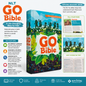 NLT Go Bible: A Life-Changing Bible for Kids - New Living Translation (Hardcover) | Kids Bible, Children's Bible | Holy Bible