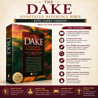 Dake Annotated Reference Bible NKJV Bonded Leather Black | Study Bible, Reference Bible | Holy Bible