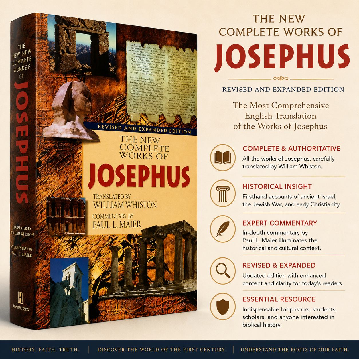 The New Complete Works of Josephus | Bible Commentary, Bible Reference | English Christian Book