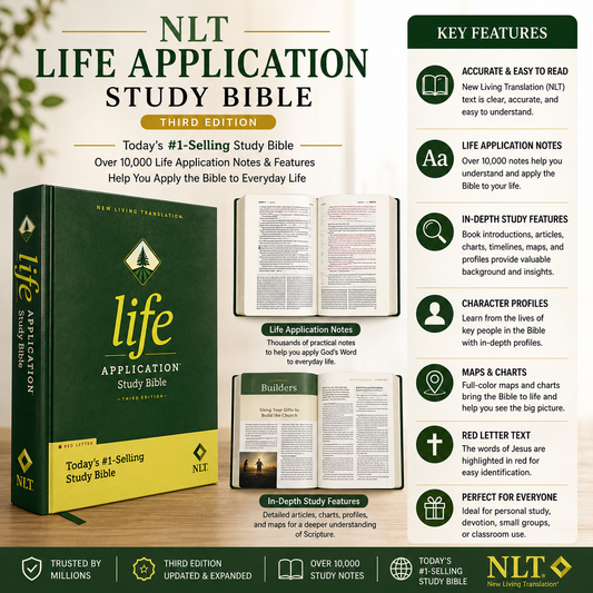 NLT Life Application Study Bible | Study Bible, Reference Bible | Holy Bible