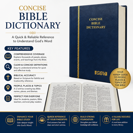 Concise Bible Dictionary | Bible Commentary, Bible Reference | English Christian Book