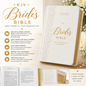 KJV Bride Bible: God Word For Your Wedding Day - White Leathersoft | English Bible, Holy Bible