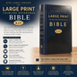 KJV Large Print Thinline Reference Bible King James Version | Study Bible, Reference Bible | Holy Bible