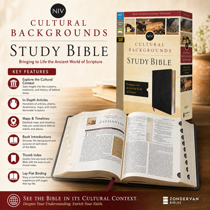 NIV Cultural Backgrounds Study Bible New International Version | Study Bible, Reference Bible | Holy Bible