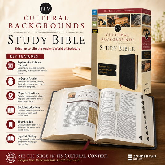 NIV Cultural Backgrounds Study Bible New International Version | Study Bible, Reference Bible | Holy Bible