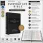 The Everyday Life Bible Large Print Black Leatherluxe: The Power of God's Word for Everyday Living - Leather | Christian Living, Spiritual Growth |