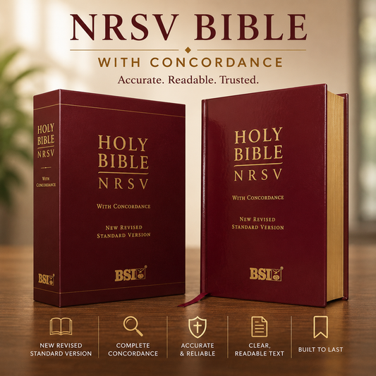 NRSV Bible with Concordance, New Revised Standard Version (Old & New Testament) | Bible Commentary, Bible Reference | English Christian Book