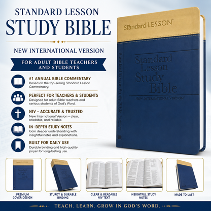 Standard Lesson Study Bible, 60 Years of Commentary (NIV / KJV Adult Study Bible) | Bible Commentary, Bible Reference | English Christian Book