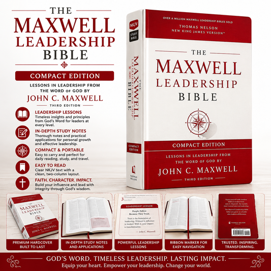 NKJV Maxwell Leadership Bible, Compact Edition (Third Edition), Comfort Print (John C. Maxwell) | English Bible, Holy Bible