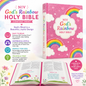 NIV, God's Rainbow Holy Bible, Hardcover, Comfort Print, Vibrant Glitter & Foil Kids Bible (Zonderkidz) | Kids Bible, Children's Bible