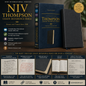NIV Thompson Chain-Reference Bible, Red Letter, Comfort Print | Study Bible, Reference Bible | Holy Bible