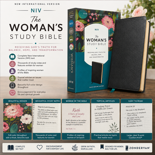 NIV The Woman's Study Bible, Full-Color, Red Letter | Study Bible, Reference Bible | Holy Bible