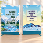 2027 Christian Daily Diary Planner & Devotional Journal – Blue Zion Hardcover, 365-Day Bible Verses