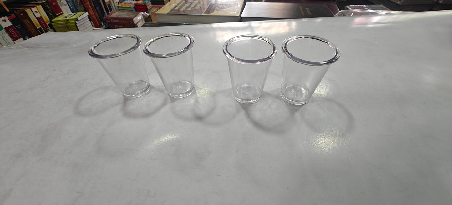 Holy Communion Fibre Cups, Pack of 200 Clear Disposable Communion Cups, Fits Standard Trays, for Church Services & Lord's Supper | Communion Tray,