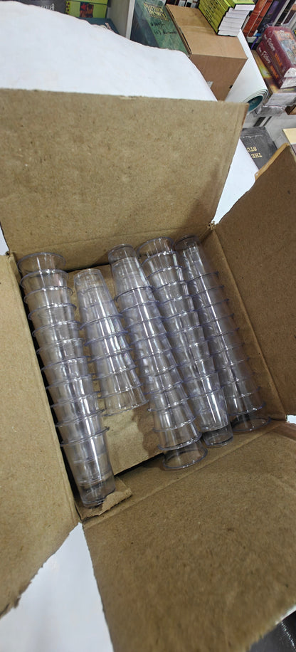 Holy Communion Fibre Cups, Pack of 200 Clear Disposable Communion Cups, Fits Standard Trays, for Church Services & Lord's Supper | Communion Tray,