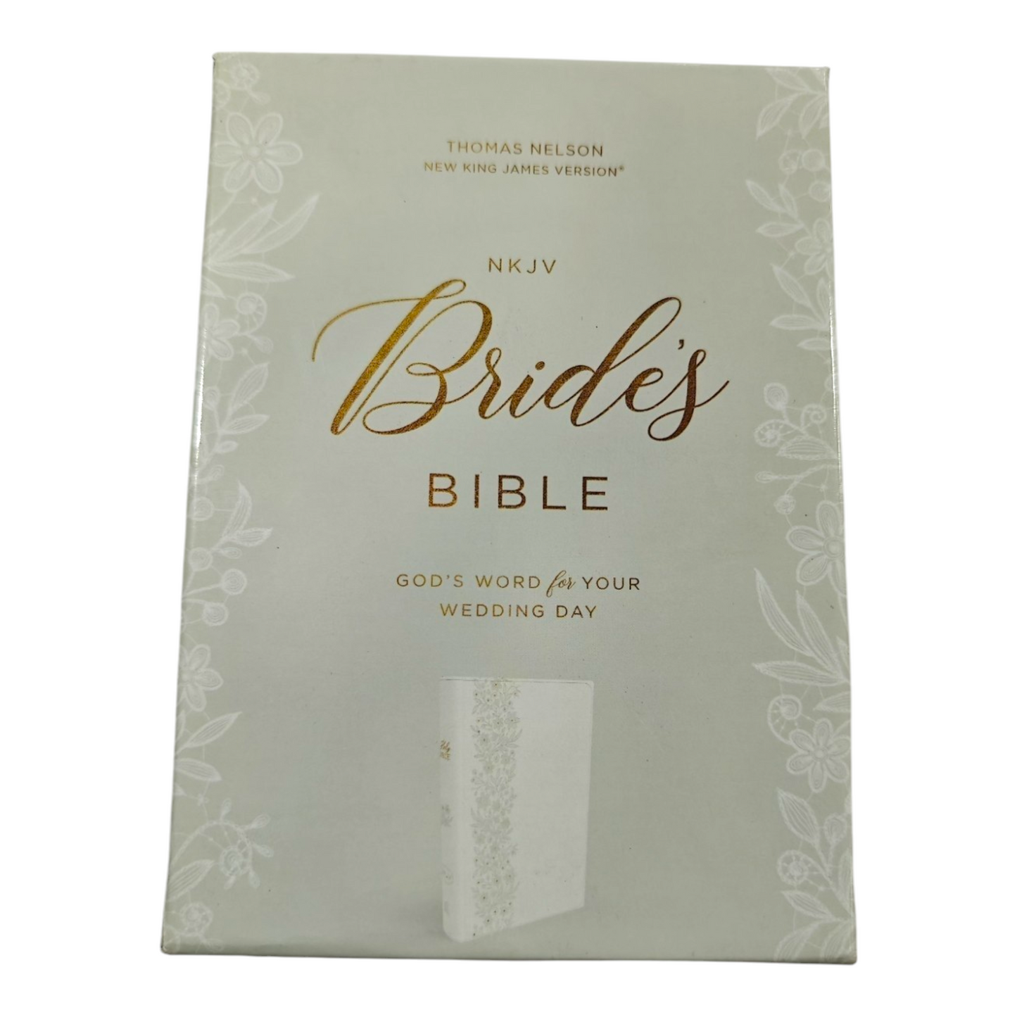 NKJV Bride's Bible, White Leathersoft, Red Letter, Comfort Print (Wedding Keepsake) | English Bible, Holy Bible