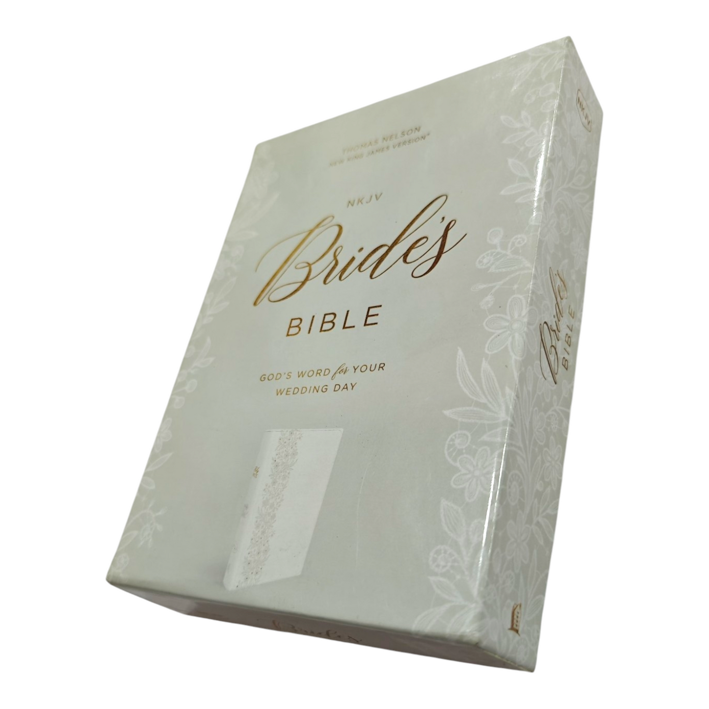 NKJV Bride's Bible, White Leathersoft, Red Letter, Comfort Print (Wedding Keepsake) | English Bible, Holy Bible
