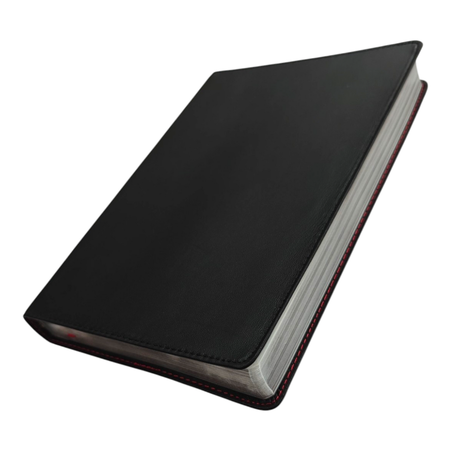 NKJV Large Print Ultrathin Reference Bible - Black Genuine Leather | Study Bible, Reference Bible | Holy Bible