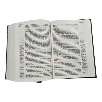 NKJV Compact Single-Column Reference Bible, Comfort Print (72,000+ Cross-References) | Study Bible, Reference Bible | Holy Bible