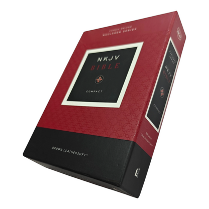 NKJV Compact Bible, Maclaren Series, Leathersoft, Comfort Print (Hand-Sized Travel Bible) | English Bible, Holy Bible