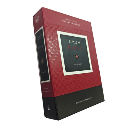 NKJV Compact Bible, Maclaren Series, Leathersoft, Comfort Print (Hand-Sized Travel Bible) | English Bible, Holy Bible
