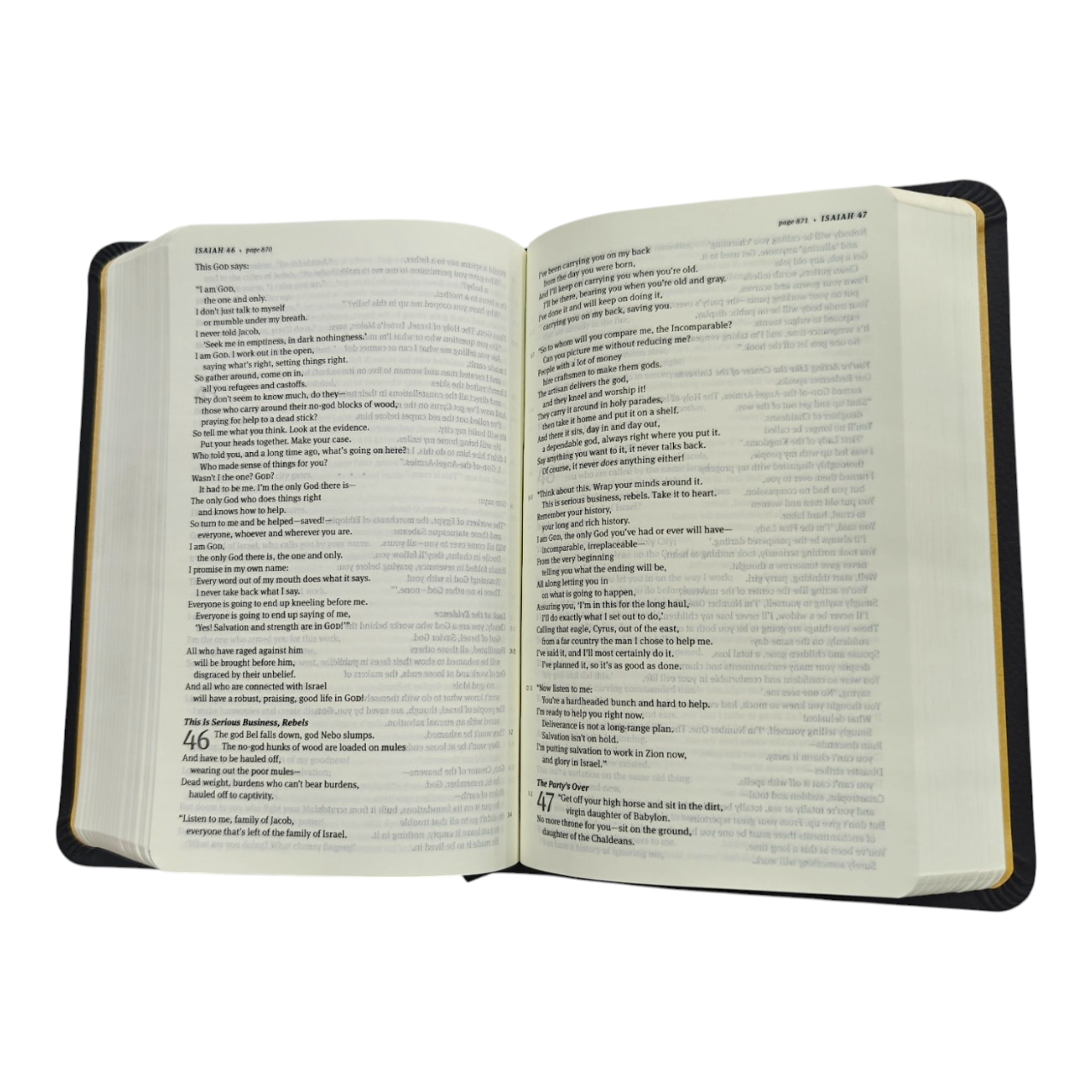 The Message Compact Size Bible, Contemporary Paraphrase | English Bible, Holy Bible