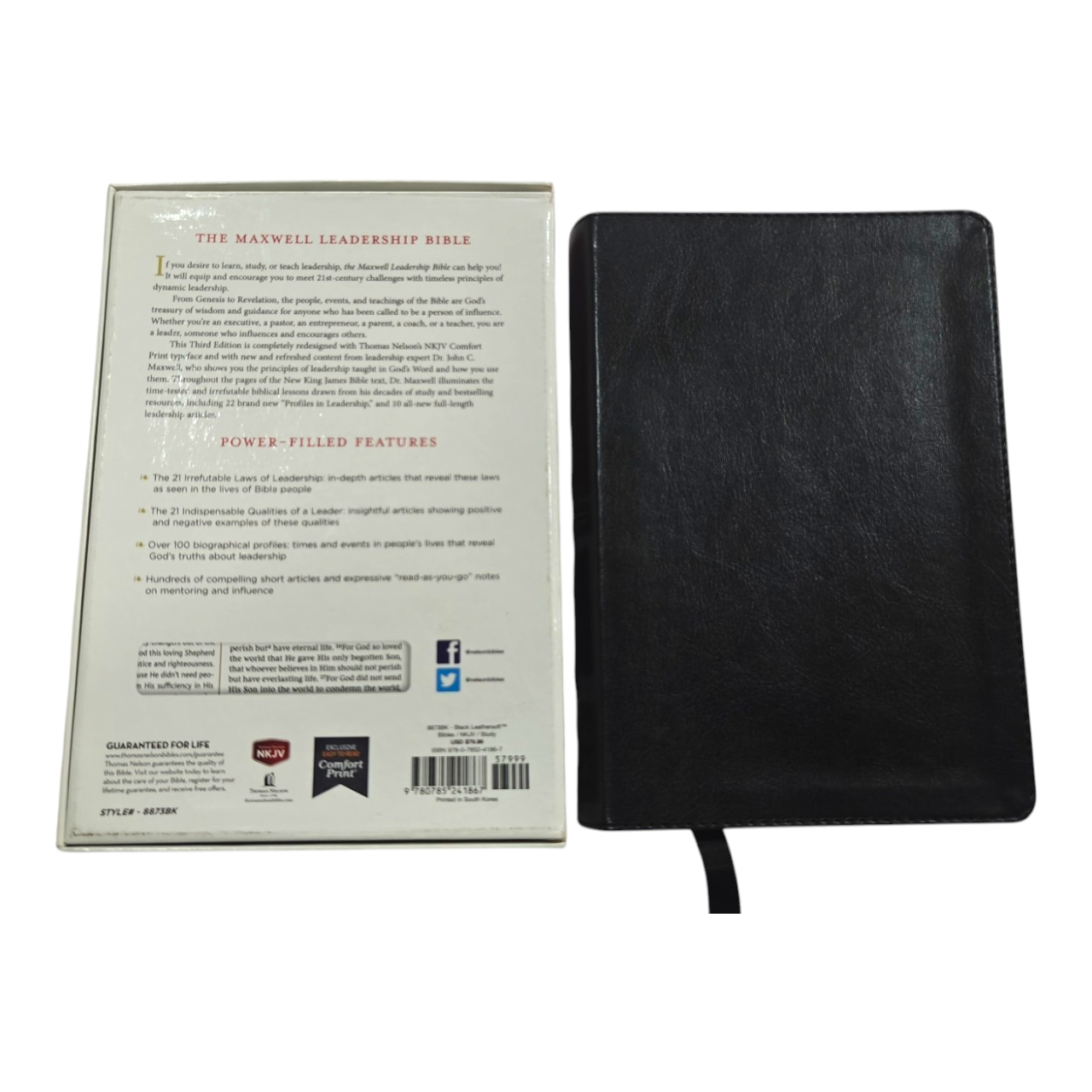 NKJV Maxwell Leadership Bible Third Edition Compact Hardcover Comfort Print | English Bible, Holy Bible