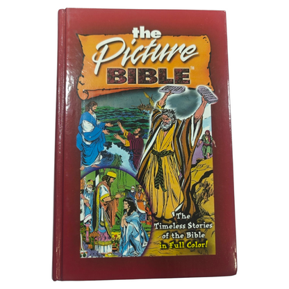 The Picture Bible, Full Color Edition, 233 Timeless Bible Stories in Comic Format (David C. Cook) | Kids Bible, Children's Bible | Holy Bible