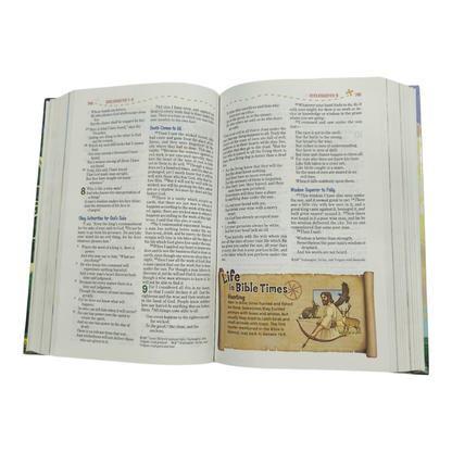 NKJV Adventure Bible, Hardcover, Full-Color (The #1 Bible for Kids) | Kids Bible, Children's Bible | Holy Bible