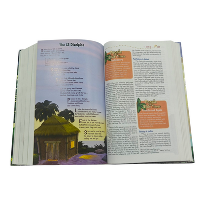 NKJV Adventure Bible, Hardcover, Full-Color (The #1 Bible for Kids) | Kids Bible, Children's Bible | Holy Bible