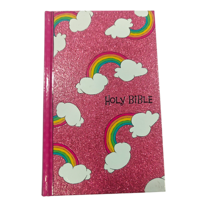 NIV, God's Rainbow Holy Bible, Hardcover, Comfort Print, Vibrant Glitter & Foil Kids Bible (Zonderkidz) | Kids Bible, Children's Bible